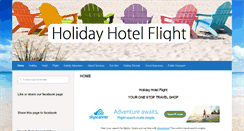 Desktop Screenshot of holidayhotelflight.co.uk